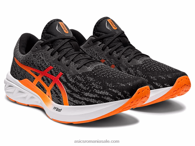 Asics negru/portocaliu șocant dinablast 2 ZF4641486