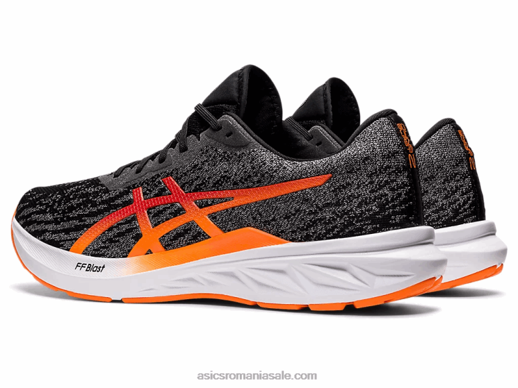 Asics negru/portocaliu șocant dinablast 2 ZF4641486