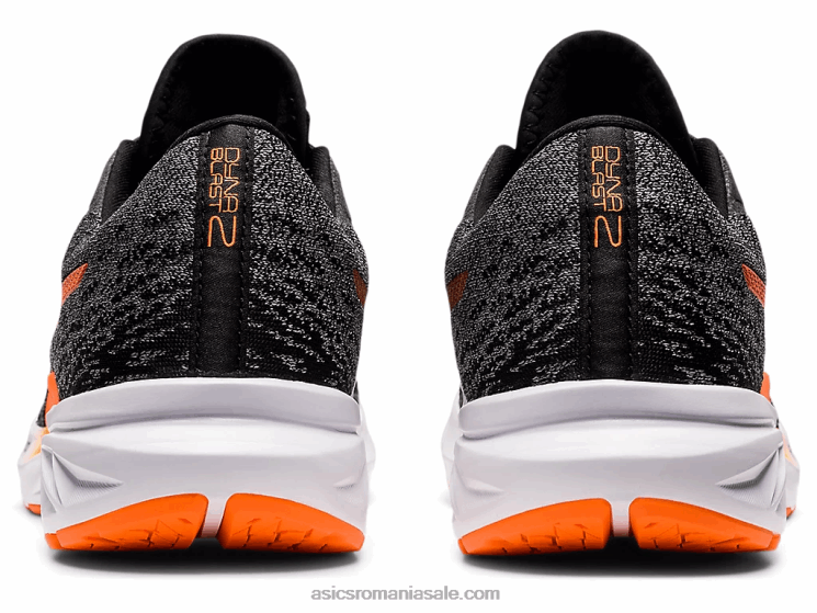 Asics negru/portocaliu șocant dinablast 2 ZF4641486