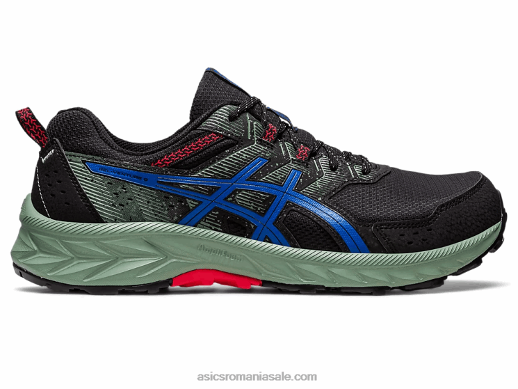Asics negru/ton albastru gel-venture extra larg ZF46487