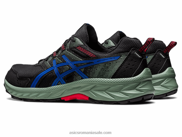 Asics negru/ton albastru gel-venture extra larg ZF46487