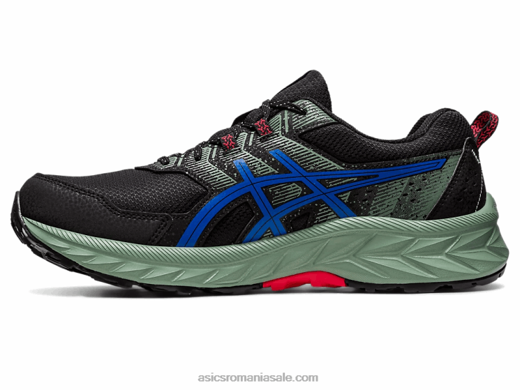 Asics negru/ton albastru gel-venture extra larg ZF46487