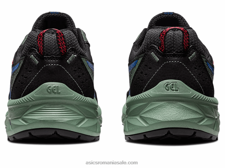 Asics negru/ton albastru gel-venture extra larg ZF46487