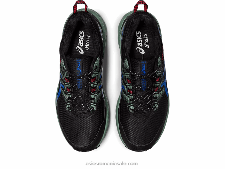 Asics negru/ton albastru gel-venture extra larg ZF46487