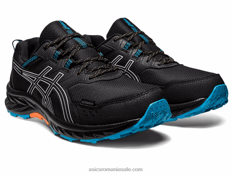 Asics negru/violet amurg gel-venture 9 rezistent la apă ZF464129
