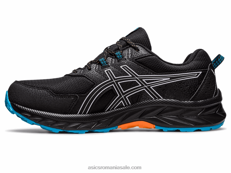 Asics negru/violet amurg gel-venture 9 rezistent la apă ZF464129