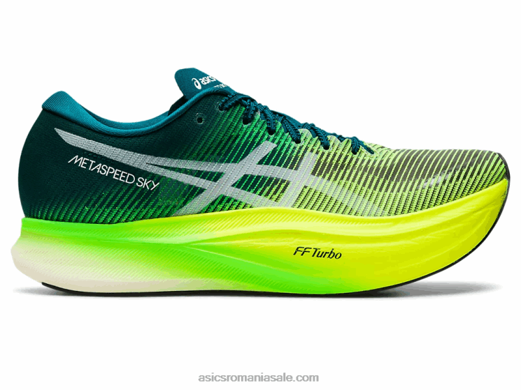 Asics pin catifea/galben de siguranță metaspeed sky+ ZF4641254