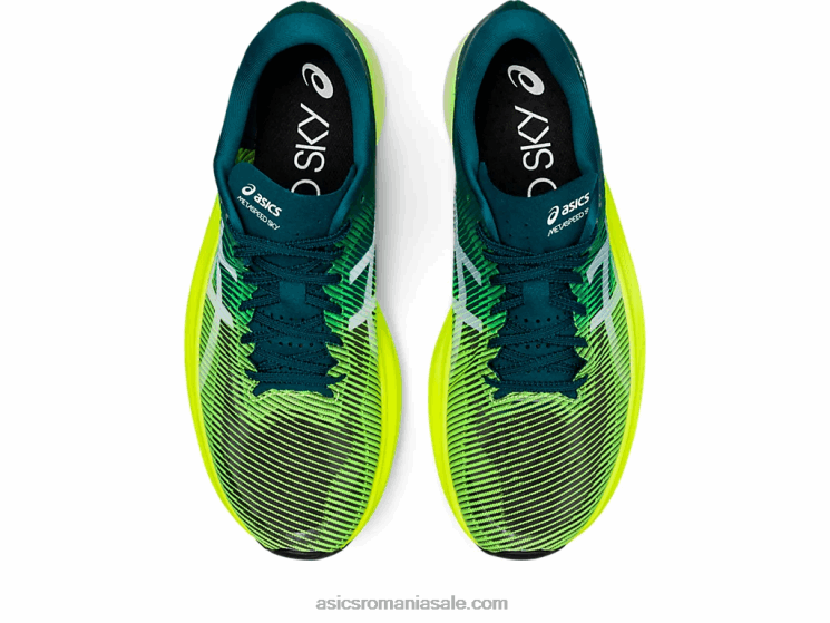 Asics pin catifea/galben de siguranță metaspeed sky+ ZF4641254