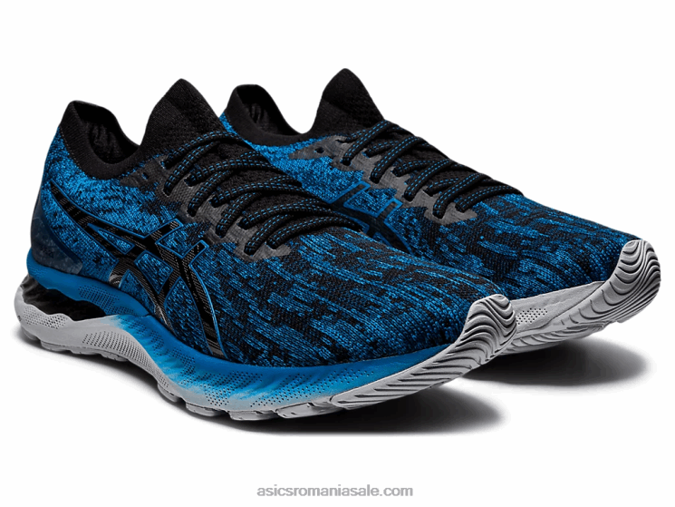 Asics renăscut albastru/negru gel-nimbus 23 tricot ZF4641895