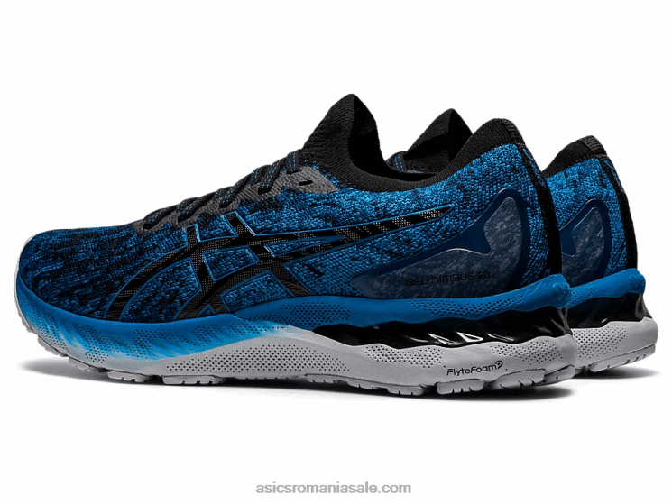 Asics renăscut albastru/negru gel-nimbus 23 tricot ZF4641895