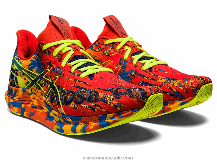 Asics roșie cherry/galben de siguranță noosa tri 14 ZF4641155