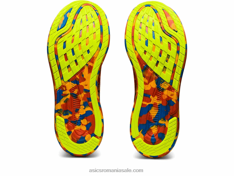 Asics roșie cherry/galben de siguranță noosa tri 14 ZF4641155