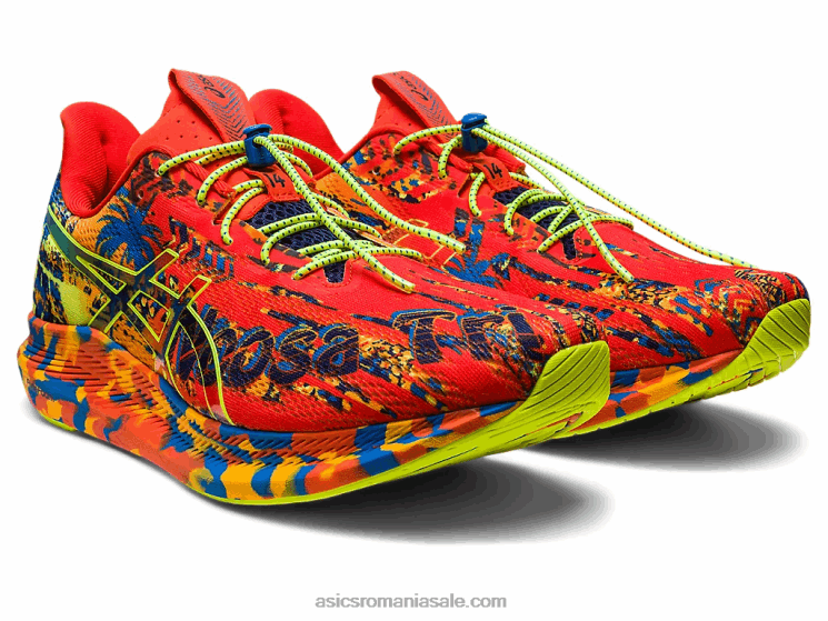 Asics roșie cherry/galben de siguranță noosa tri 14 ZF4641155