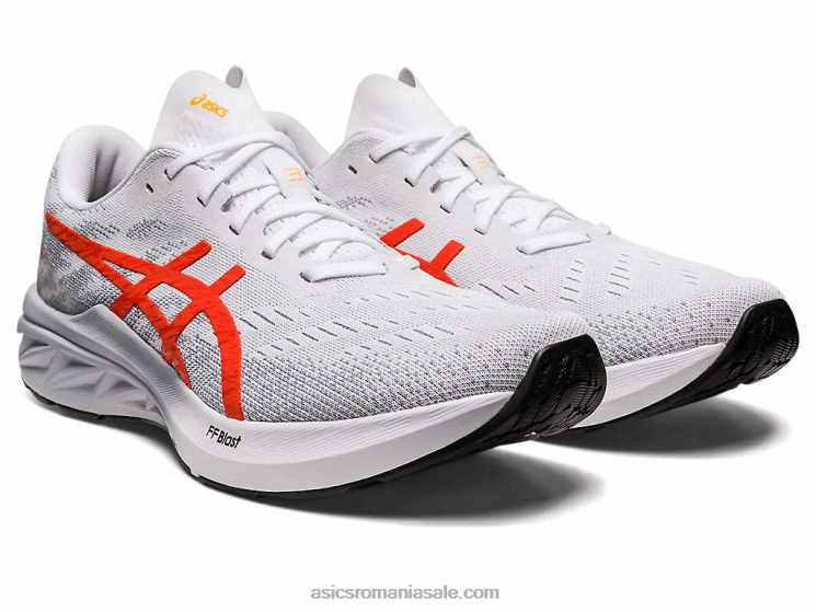 Asics roșii albe/cherry dinablast 3 ZF464792