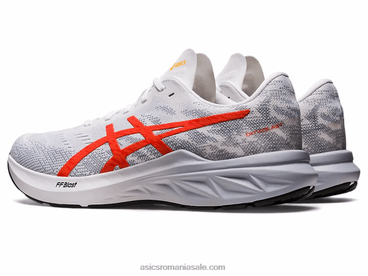 Asics roșii albe/cherry dinablast 3 ZF464792