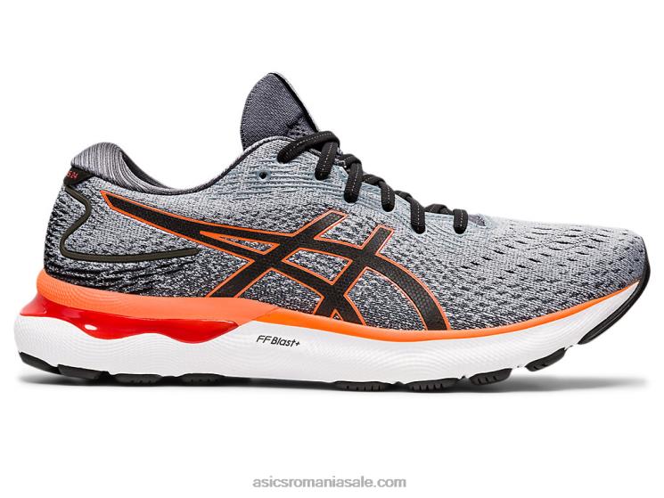 Asics sheet rock/portocaliu șocant gel-nimbus 24 lățime ZF4641469