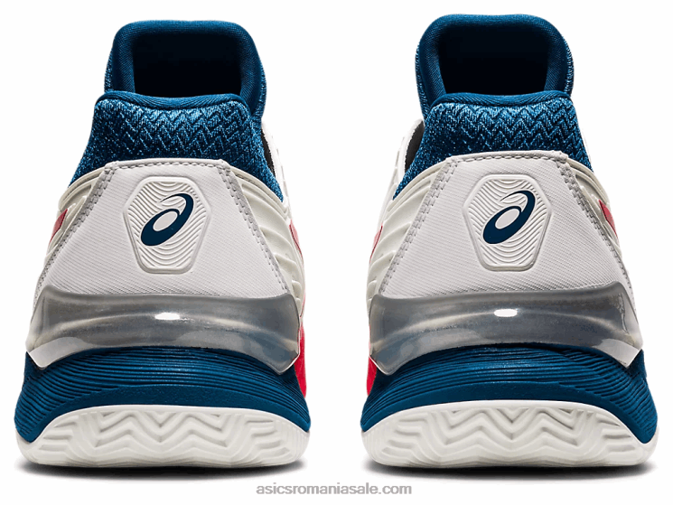 Asics alb/albastru mako curte ff 2 zgura ZF4641995