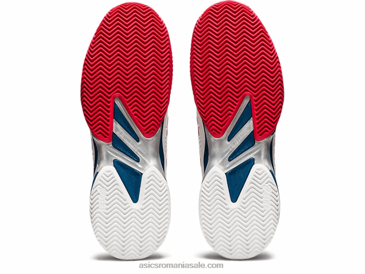 Asics alb/albastru mako curte ff 2 zgura ZF4641995