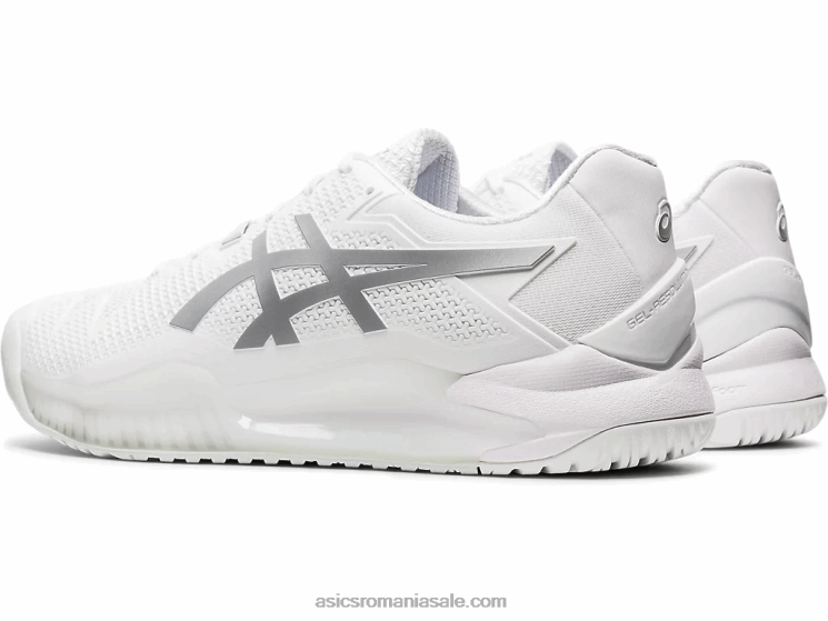 Asics alb/argint pur rezoluție gel 8 ZF4642007