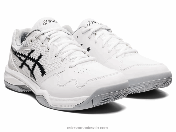 Asics alb negru gel-dedicat 7 argilă ZF4641583