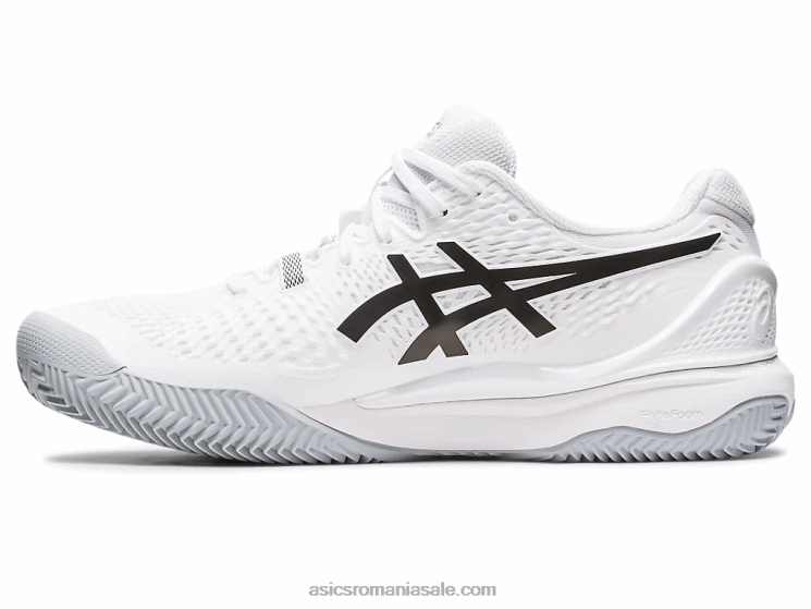 Asics alb negru gel-rezoluție 9 argilă ZF464401
