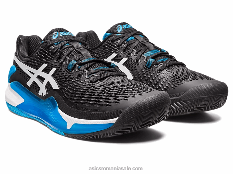 Asics alb negru gel-rezoluție 9 argilă ZF464405
