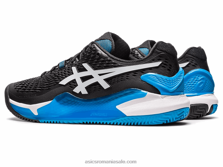 Asics alb negru gel-rezoluție 9 argilă ZF464405