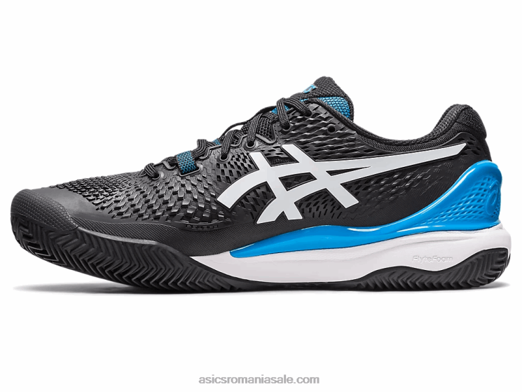 Asics alb negru gel-rezoluție 9 argilă ZF464405