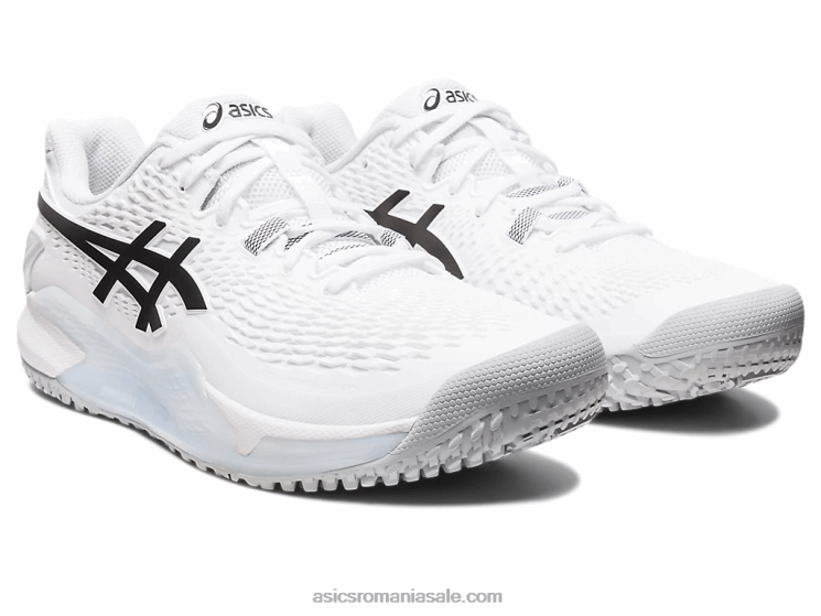 Asics alb negru gel-rezoluție 9 oc ZF464507