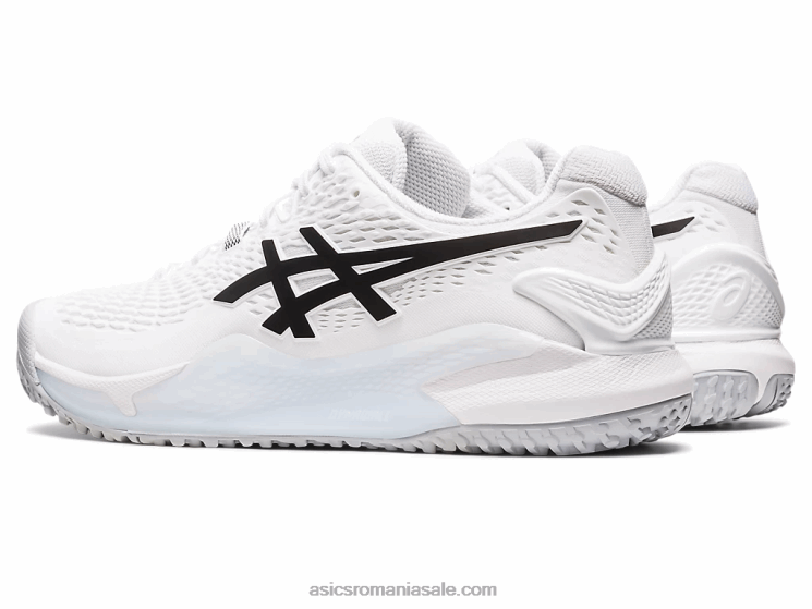 Asics alb negru gel-rezoluție 9 oc ZF464507