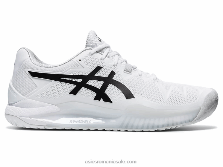 Asics alb negru rezoluție gel 8 ZF4641842