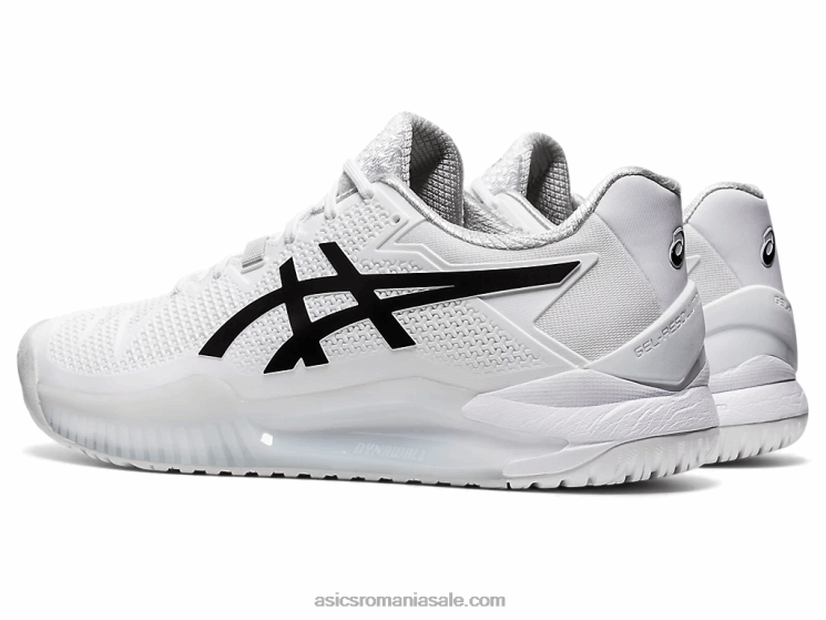 Asics alb negru rezoluție gel 8 ZF4641842