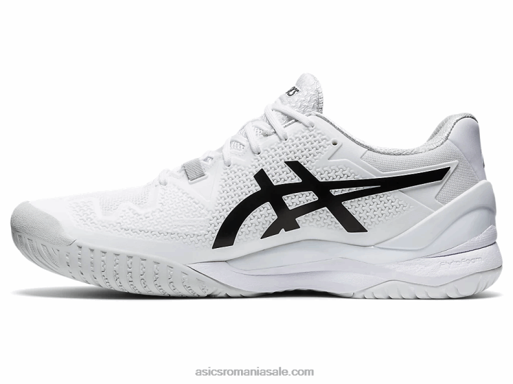 Asics alb negru rezoluție gel 8 ZF4641842