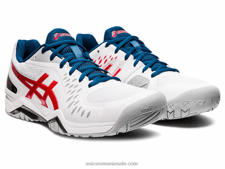 Asics alb/rosu clasic gel-challenger 12 ZF4641949