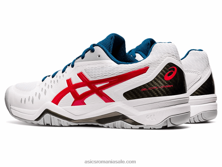 Asics alb/rosu clasic gel-challenger 12 ZF4641949