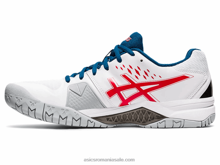 Asics alb/rosu clasic gel-challenger 12 ZF4641949