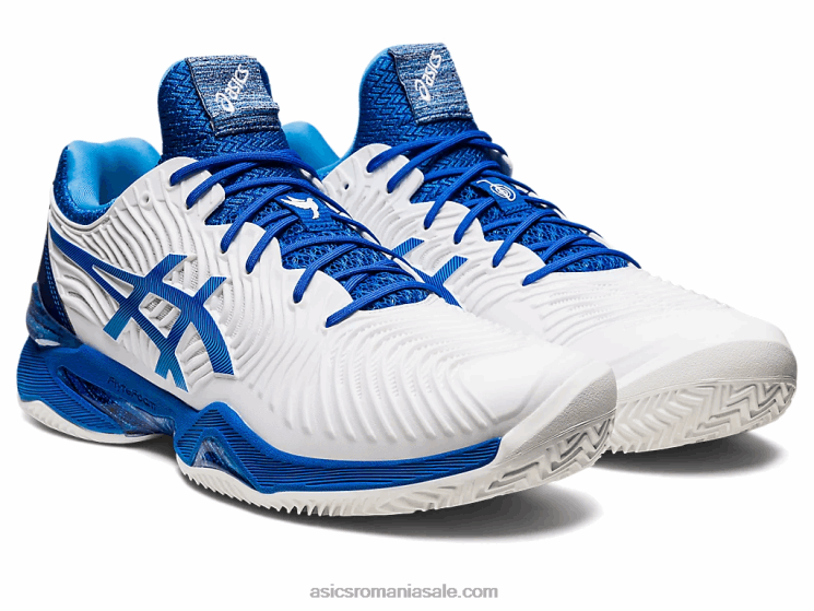 Asics alb/ton albastru curte ff novak clay ZF4641003