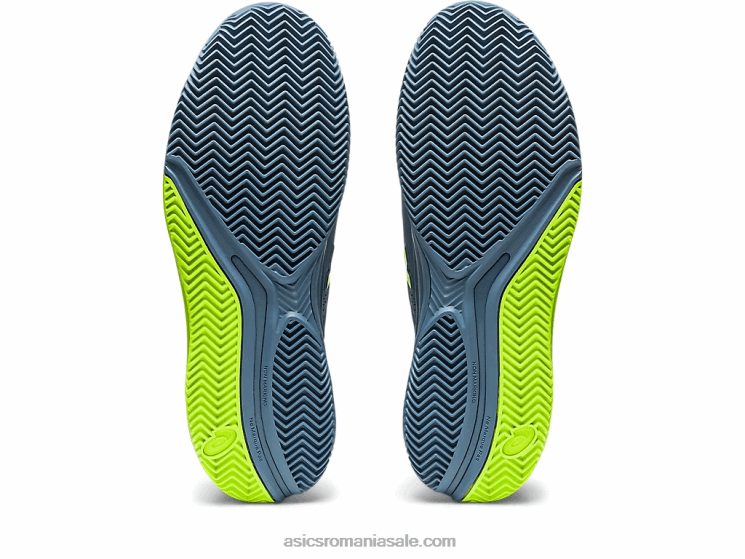 Asics albastru oțel/verde pericol gel-rezoluție 9 argilă ZF464398