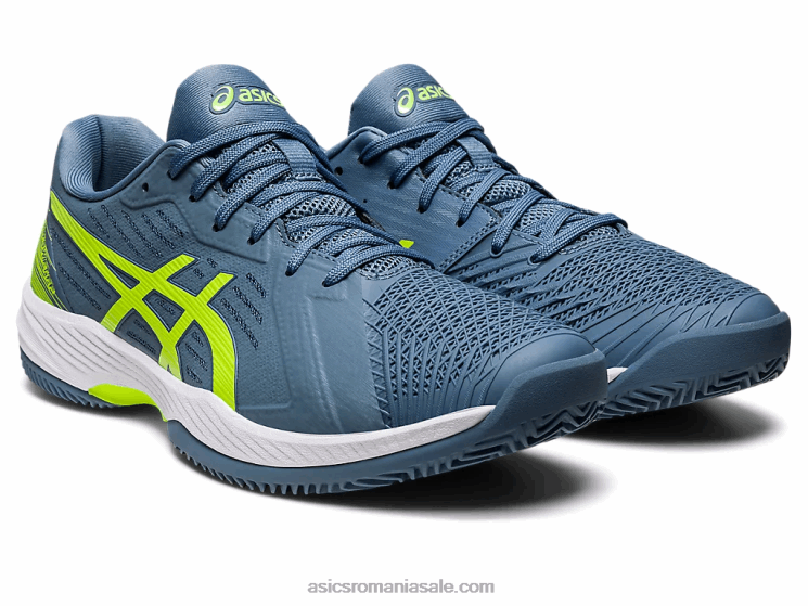 Asics albastru oțel/verde pericol soluție swift ff argilă ZF464514