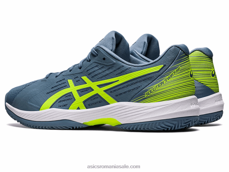 Asics albastru oțel/verde pericol soluție swift ff argilă ZF464514