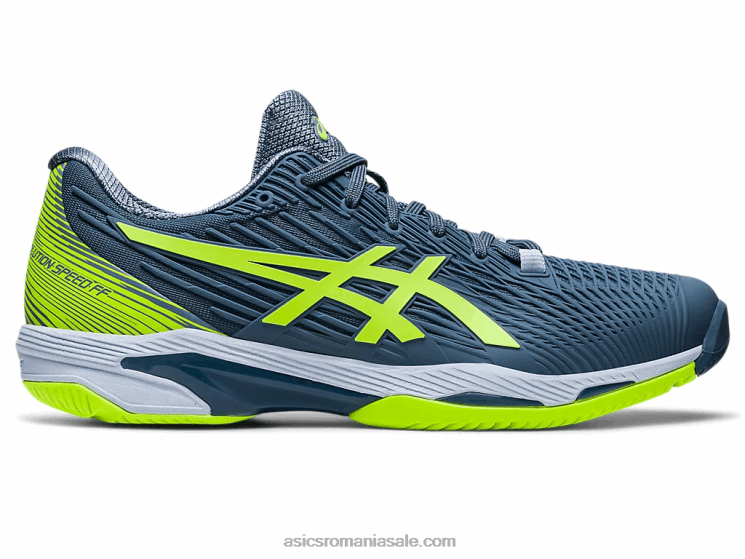 Asics albastru oțel/verde pericol viteza soluției ff 2 ZF464345