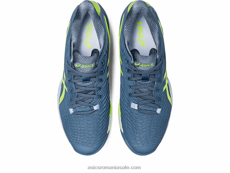 Asics albastru oțel/verde pericol viteza soluției ff 2 ZF464345