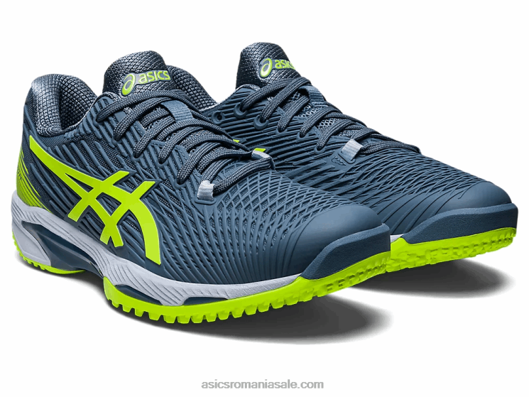 Asics albastru oțel/verde pericol viteza soluției ff 2 oc ZF464562