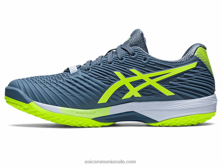 Asics albastru oțel/verde pericol viteza soluției ff 2 oc ZF464562