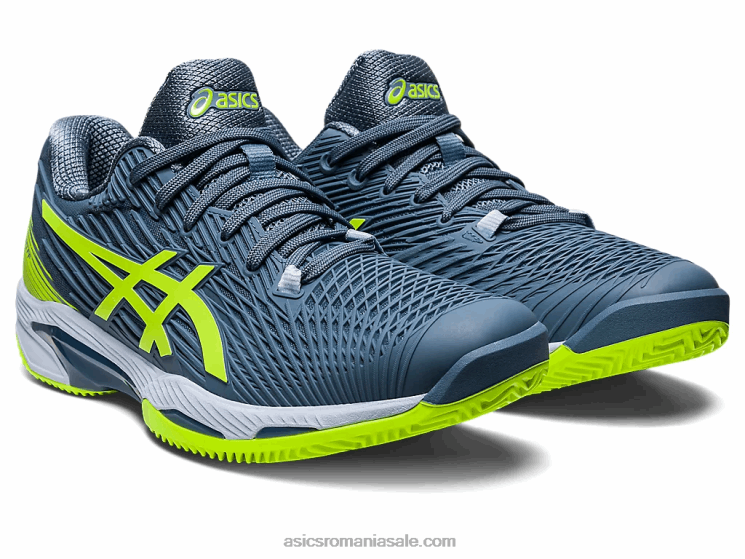 Asics albastru oțel/verde pericol viteza solutiei ff 2 argila ZF464470
