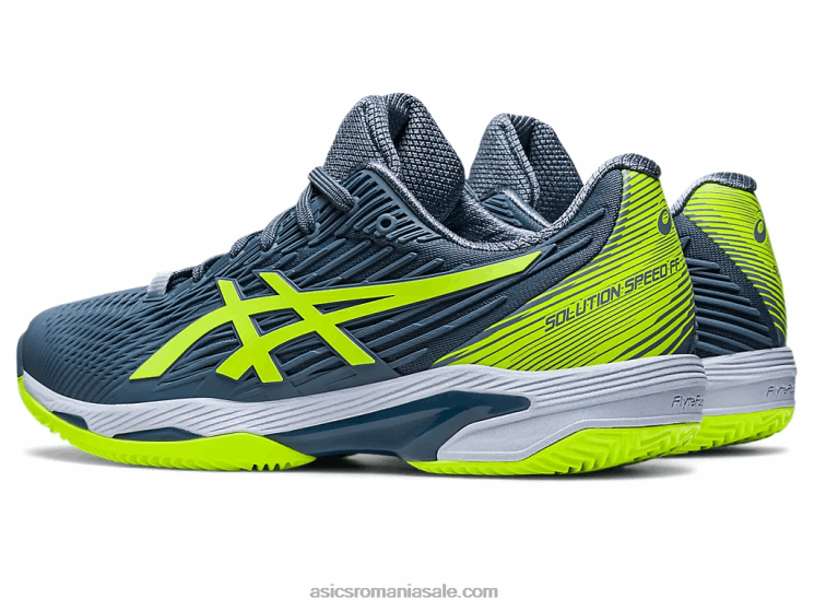 Asics albastru oțel/verde pericol viteza solutiei ff 2 argila ZF464470