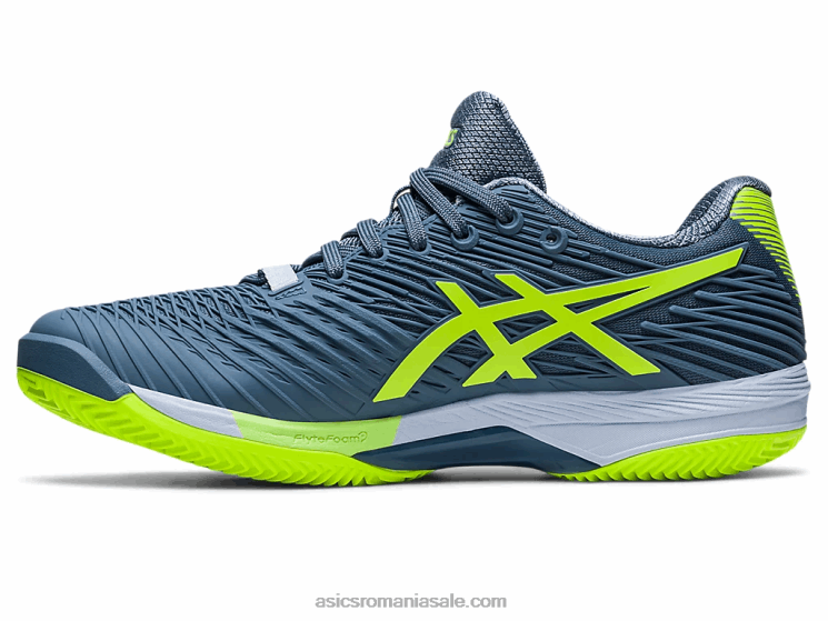 Asics albastru oțel/verde pericol viteza solutiei ff 2 argila ZF464470
