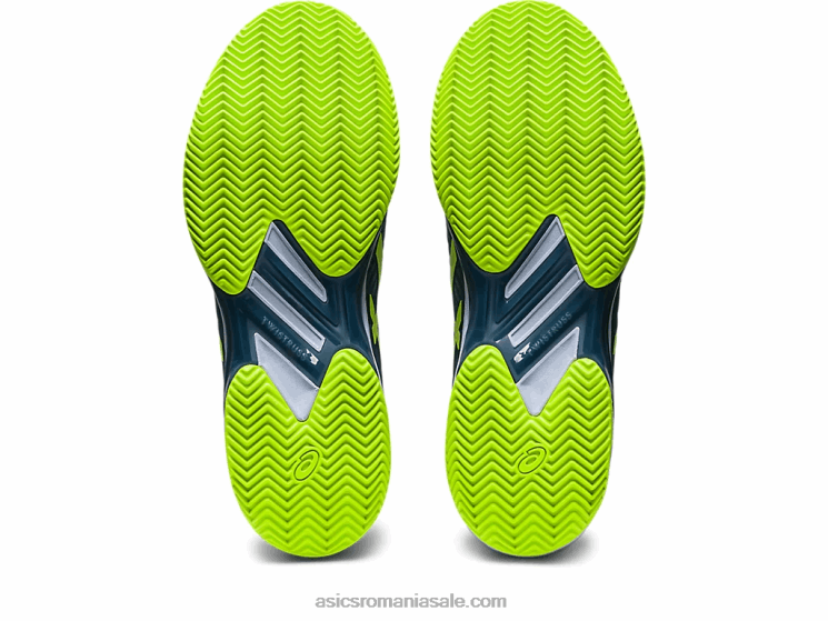 Asics albastru oțel/verde pericol viteza solutiei ff 2 argila ZF464470