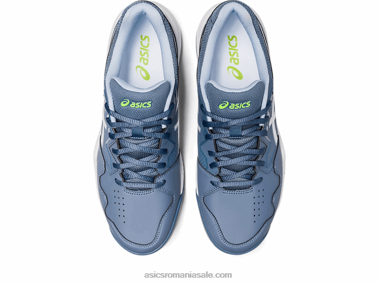 Asics albastru otel/alb gel-dedicat 7 argilă ZF464483
