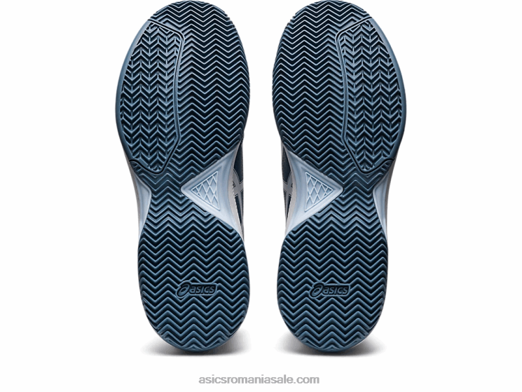 Asics albastru otel/alb gel-dedicat 7 argilă ZF464483